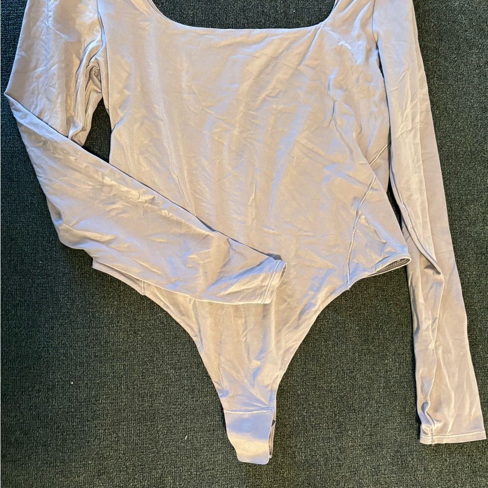 Lululemon athletica Elegant Purple Long Sleeve Women's Bodysuit